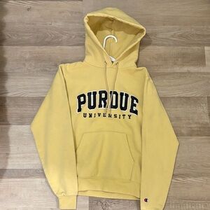 Champion Yellow Purdue University Sweatshirt